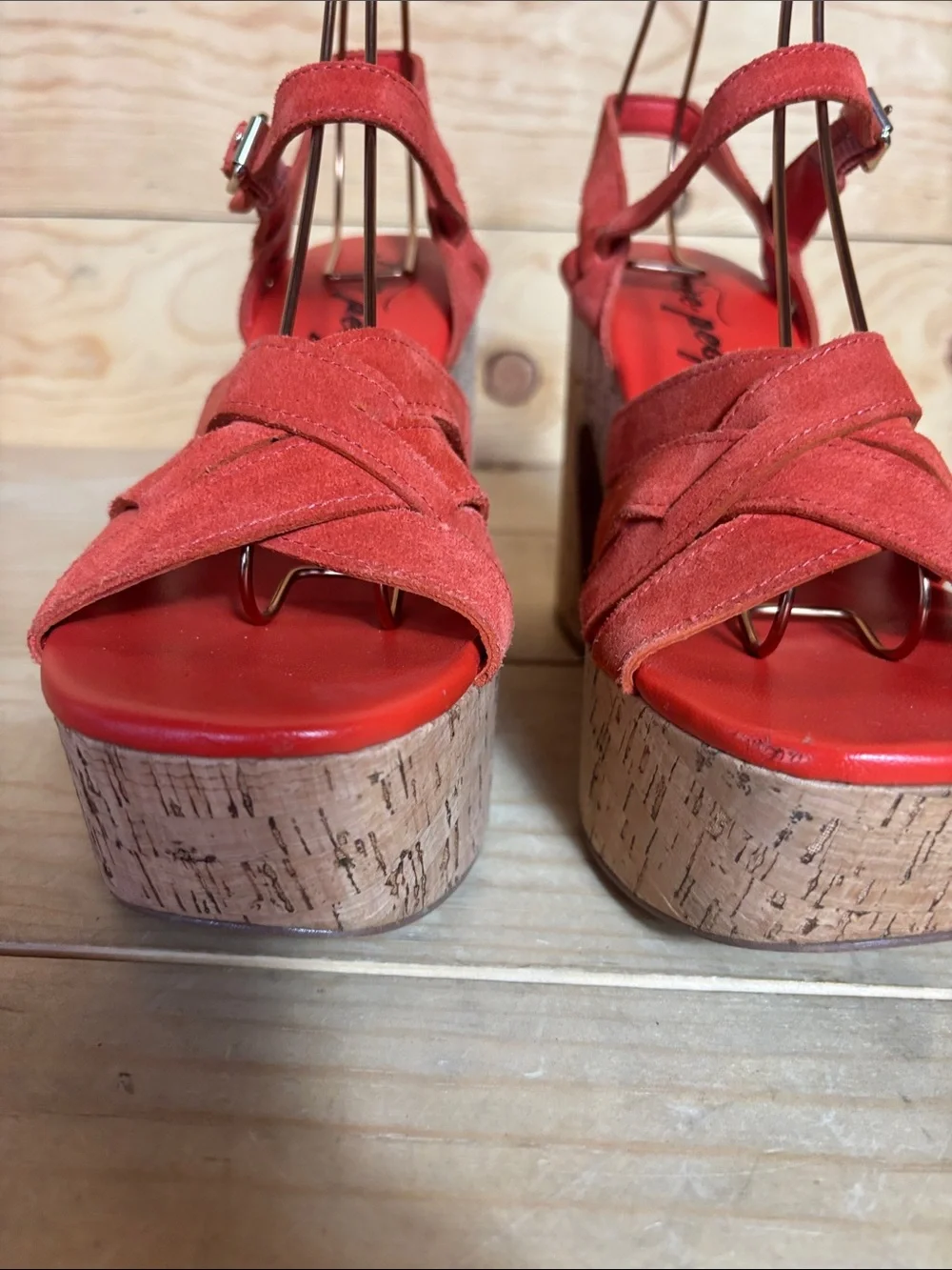 Free People Lisbon Sunstar platform sandals size 38 US 7.5